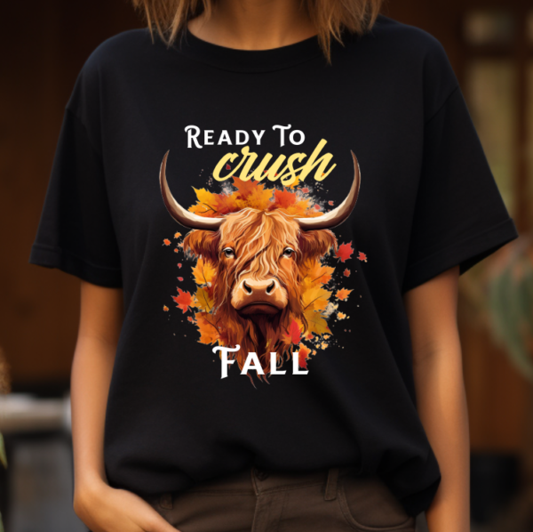 Tricou Oversized Ready to Crush Fall TEEAU007