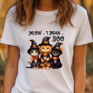 Tricou Oversized Halloween Cats HAL027
