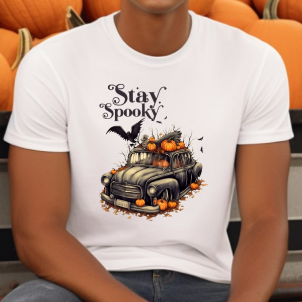 Tricou Stay Spooky HAL017 - imagine 2