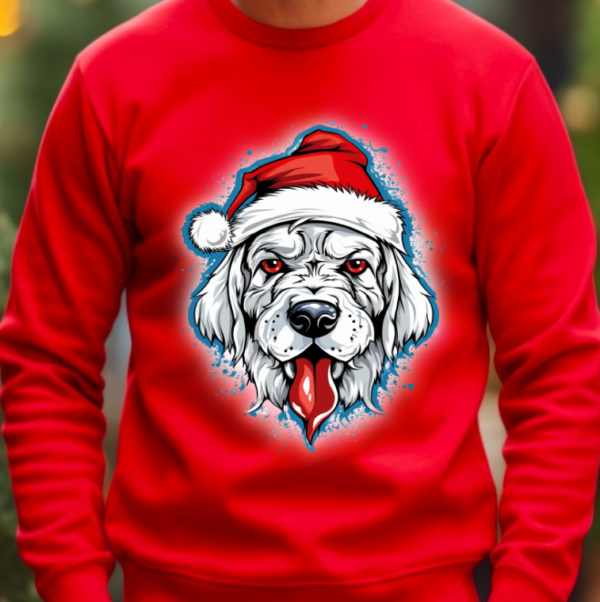 Bluza Unisex Christmas Dog WIN010
