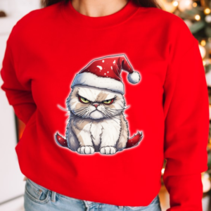 Bluza Unisex Christmas Cat WIN009