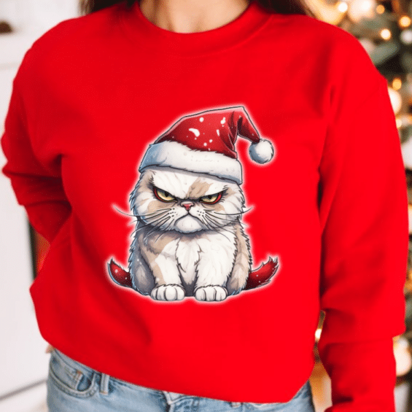 Bluza Unisex Christmas Cat WIN009
