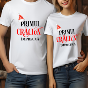 Set tricouri cuplu Primul Craciun Impreuna WIN058