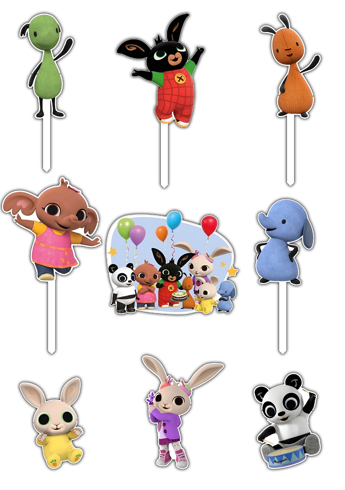 Set figurine tort, Bing Bunny - imagine 2