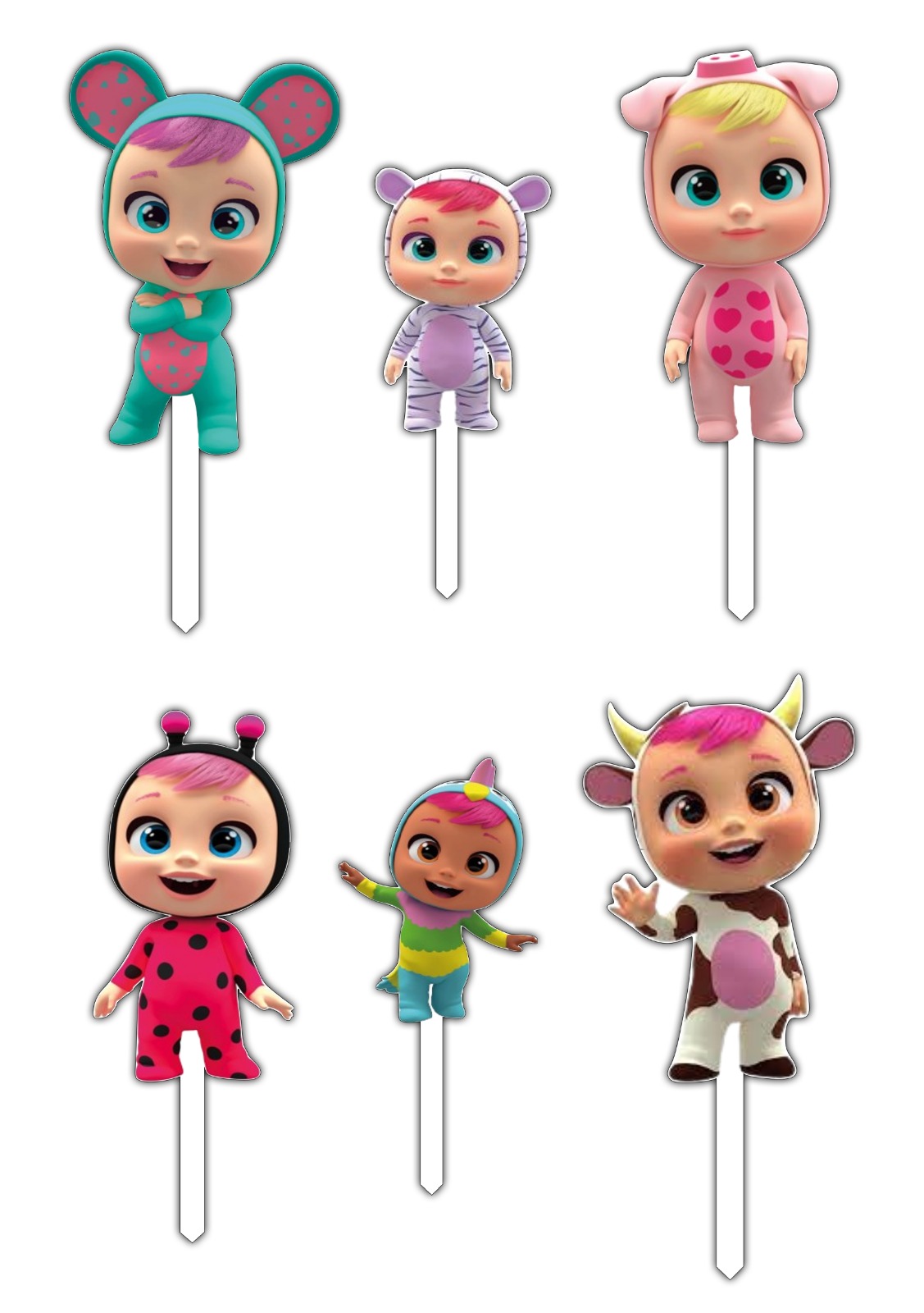 Set figurine tort, Cry Babies - imagine 2