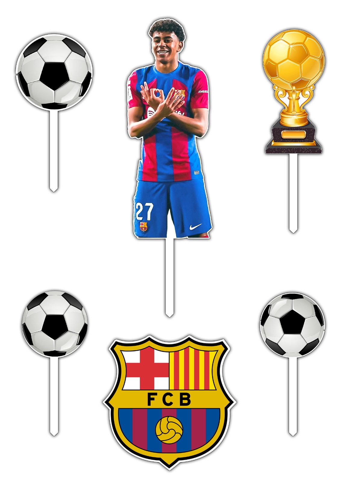 Set figurine tort, Fotbal - imagine 2