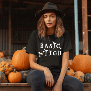 Tricou Unisex Halloween, Basic Witch