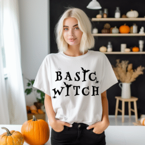 Alternative view of Tricou Unisex Halloween, Basic Witch