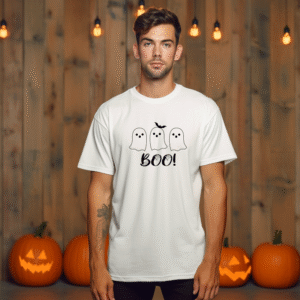 Alternative view of Tricou Unisex Halloween, BOO