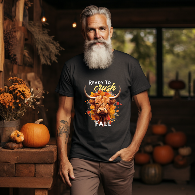 Tricou Unisex Toamna, Ready to Crush Fall - imagine 2