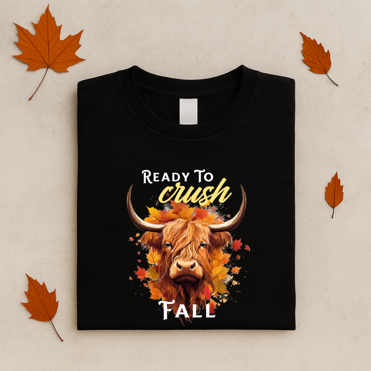 Tricou Unisex Toamna, Ready to Crush Fall - imagine 4