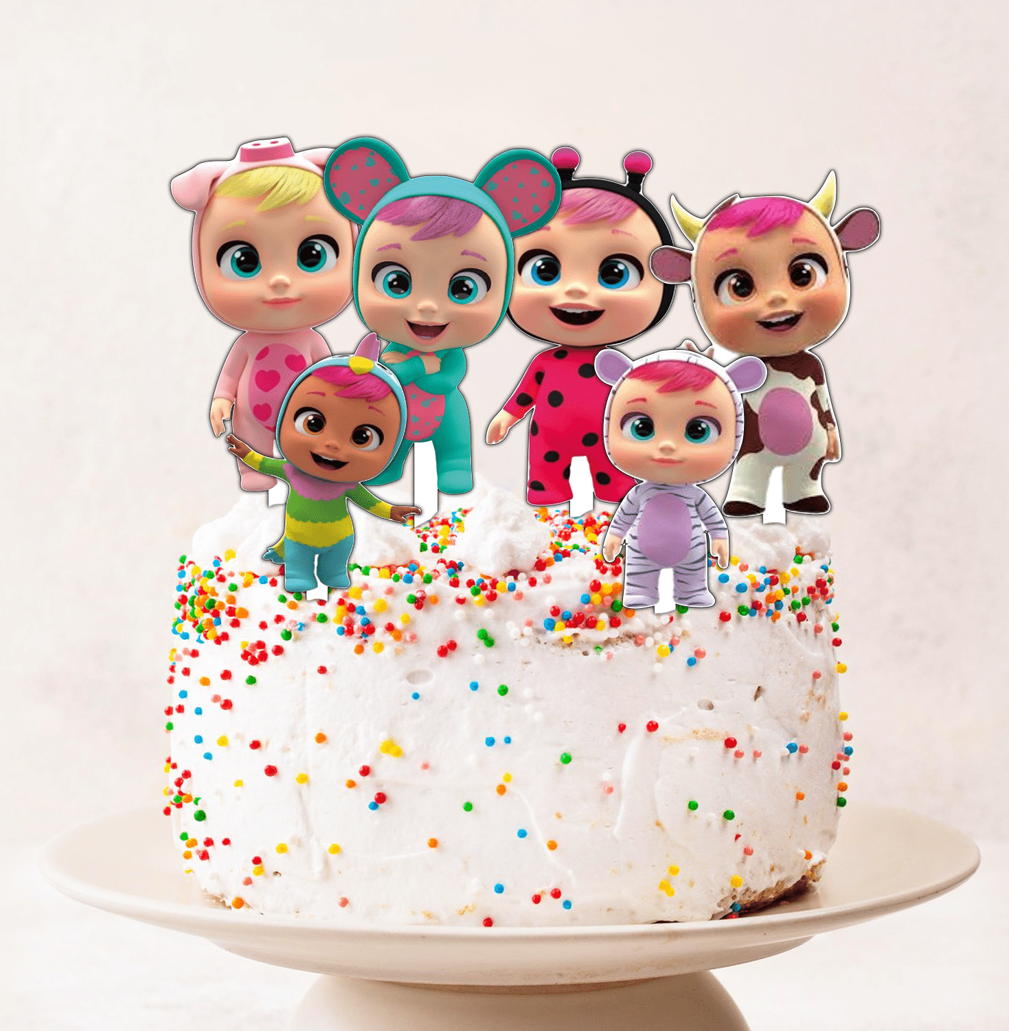 Set figurine tort, Cry Babies