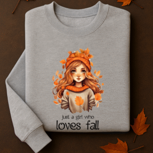 Bluza Unisex Toamna, Girl Fall