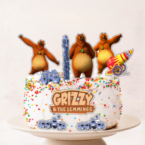 Set figurine tort, Grizzy si lemingii