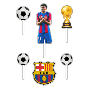 Alternative view of Set figurine tort, Fotbal Lamine Yamal