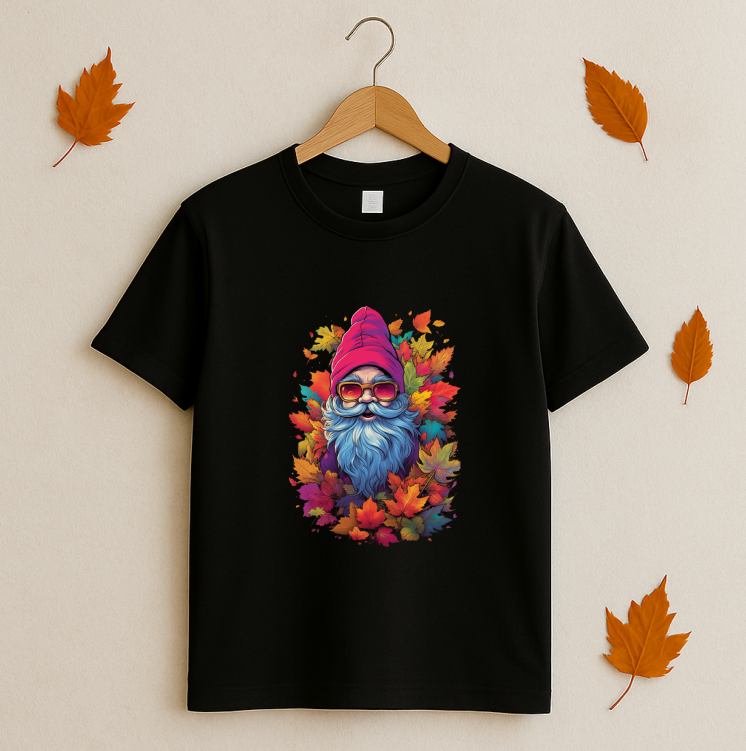 Tricou Unisex Toamna, Autumn Gnome - imagine 4