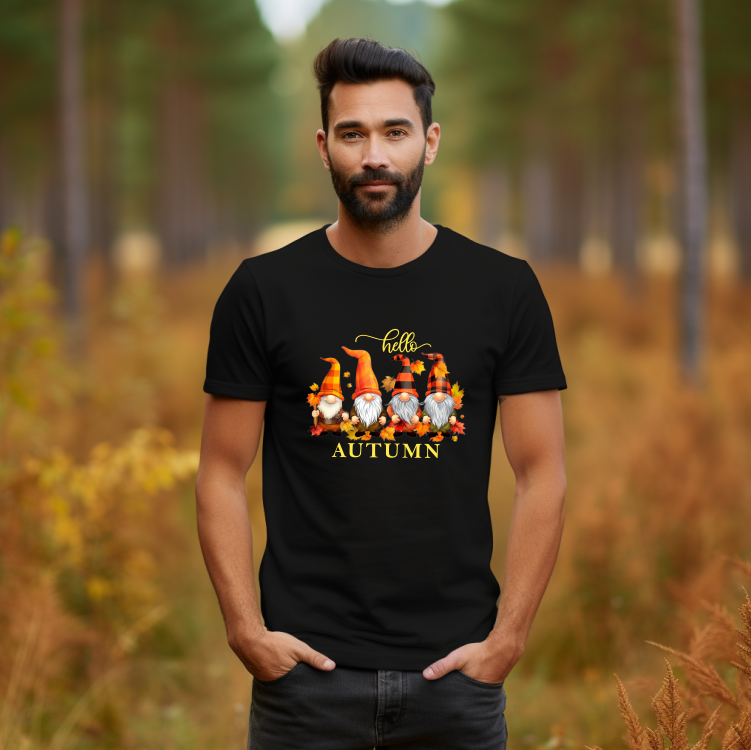 Tricou Unisex Toamna, Hello Autumn - imagine 2