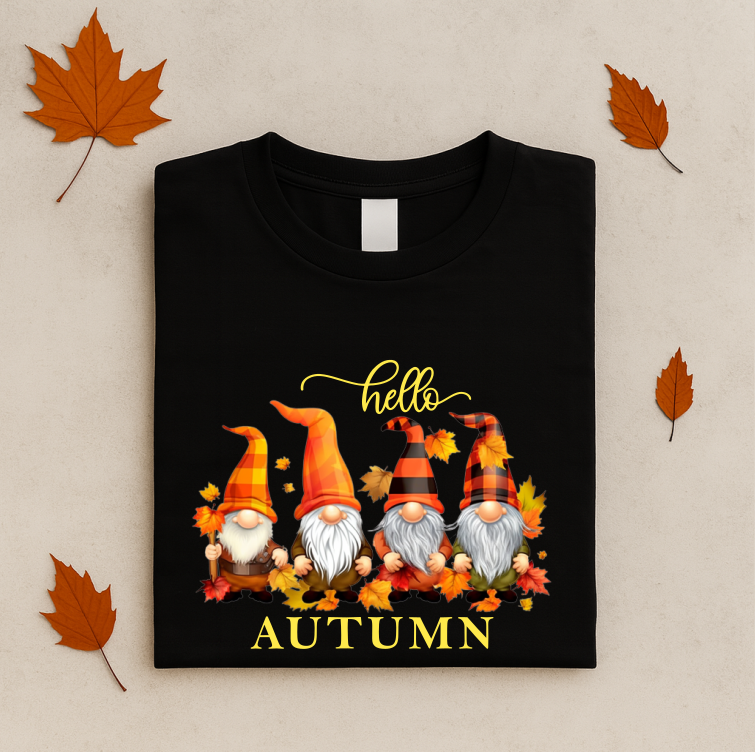 Tricou Unisex Toamna, Hello Autumn - imagine 4