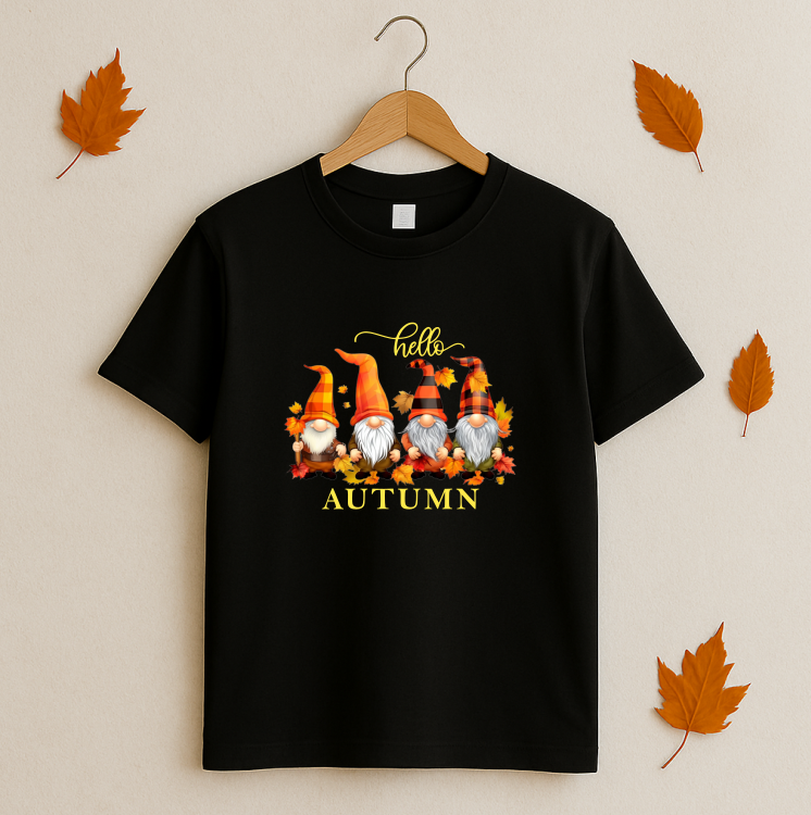 Tricou Unisex Toamna, Hello Autumn - imagine 3