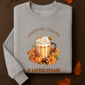 Bluza Unisex Toamna, Lattes please