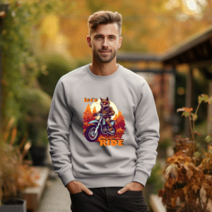 Alternative view of Bluza Unisex Toamna, Let’s Ride