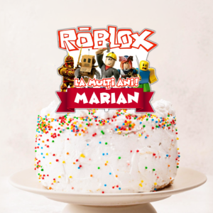 Cake Topper Personalizat La Multi Ani, Roblox