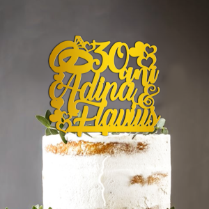 Cake Topper Nunta Personalizat