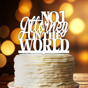 Cake Topper Attorney/Avocat