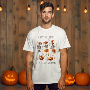 Alternative view of Tricou Unisex Halloween, Let’s get Halloweird