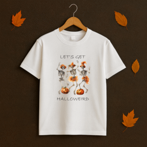 Tricou Unisex Halloween, Let’s get Halloweird