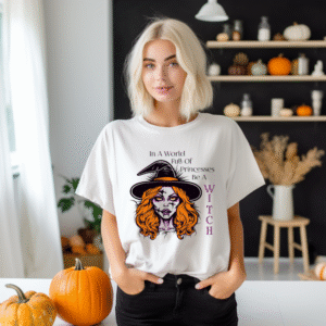 Tricou unisex Halloween, Witch
