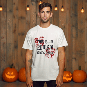 Alternative view of Tricou Unisex Halloween, Zombie