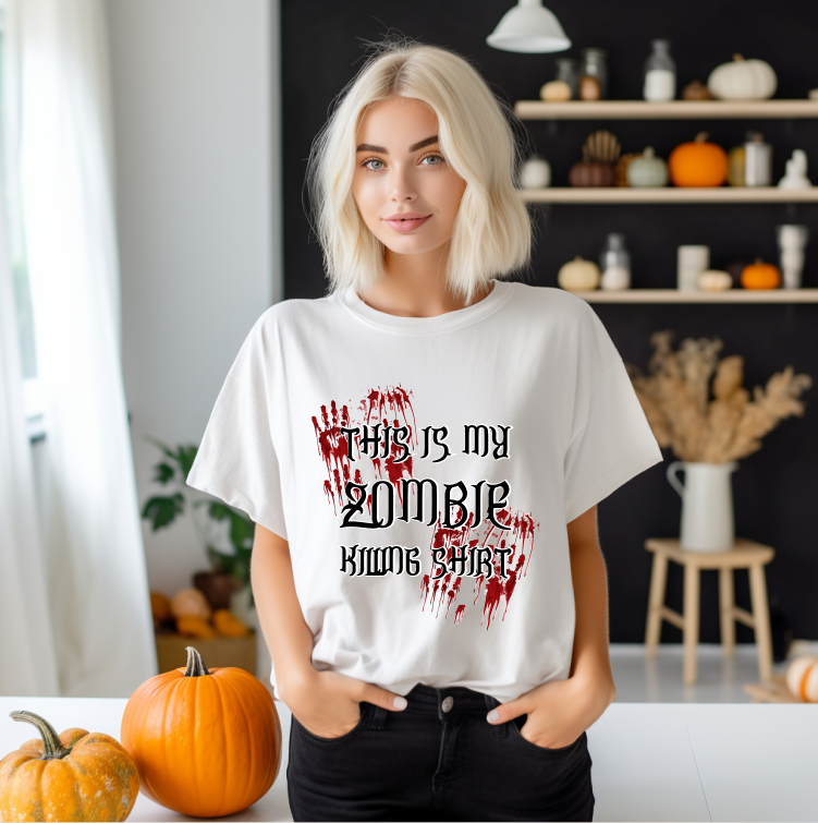 Tricou Unisex Halloween, Zombie - imagine 3