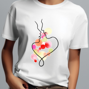 Tricou Lovers Line Art, MIN010