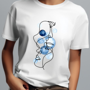 Tricou Couple Line Art, MIN011