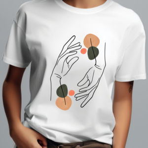 Tricou Hands Line Art, MIN012