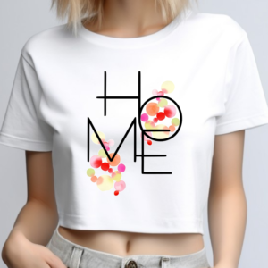 Tricou Dama, Crop Top Minimalist, HOME, MIN005