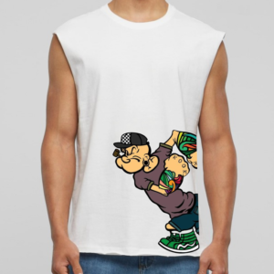 Tricou Barbat Sleeveless, Cartoon Popeye CART013