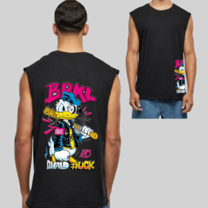 Tricou Barbat Sleeveless, Cartoon Donald Duck CART018