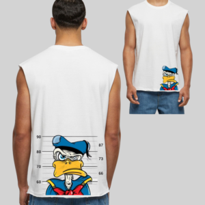 Tricou Barbat Sleeveless, Cartoon Donald CART003