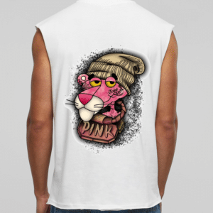 Alternative view of Tricou Barbat Sleeveless, Cartoon Pink Panter CART007
