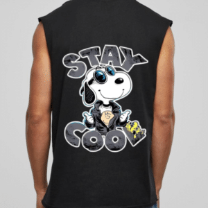 Alternative view of Tricou Barbat Sleeveless, Cartoon Stay Cool CART008
