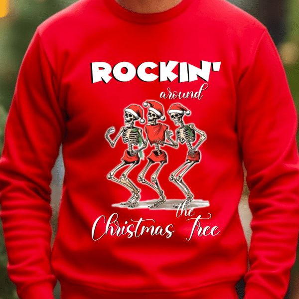 Bluza Unisex Rockin’ around the Christmas tree WIN042