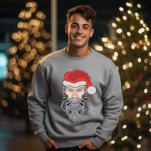 Bluza Unisex Santa Claus Christmas Beard Barber