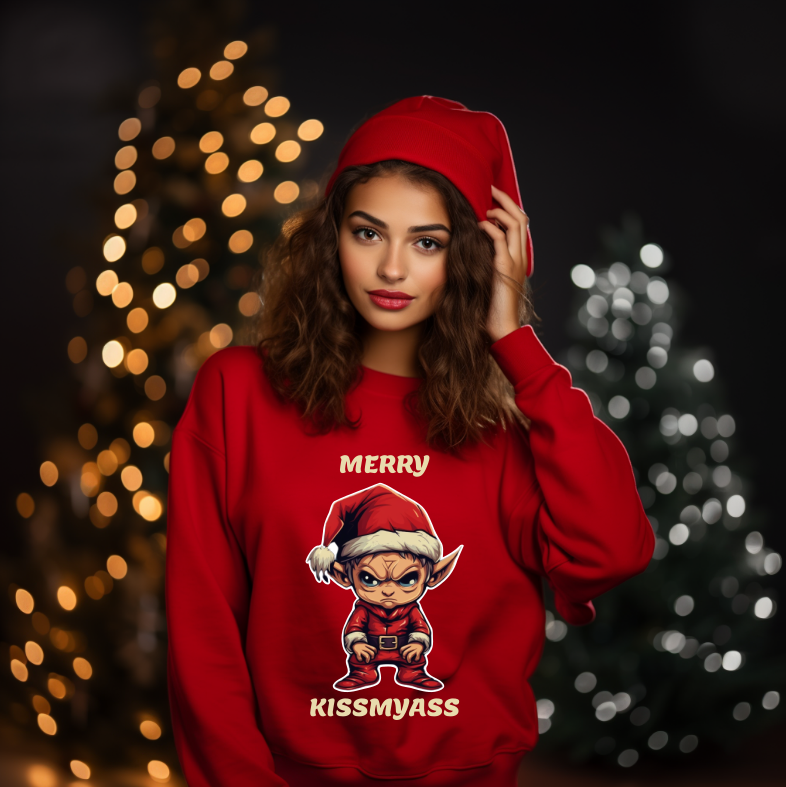 Bluza Unisex Merry KissMyAss - imagine 2
