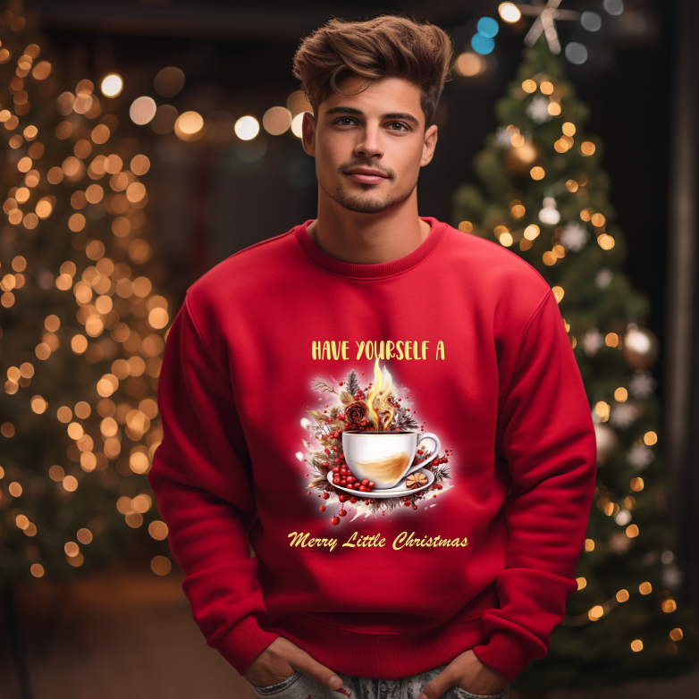 Bluza Unisex Merry Little Christmas - imagine 3