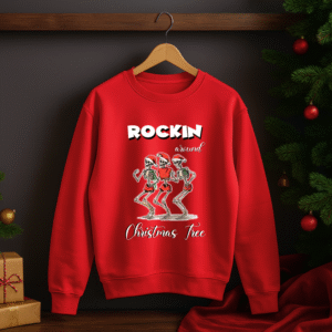 Bluza Unisex Rockin’ around the Christmas tree