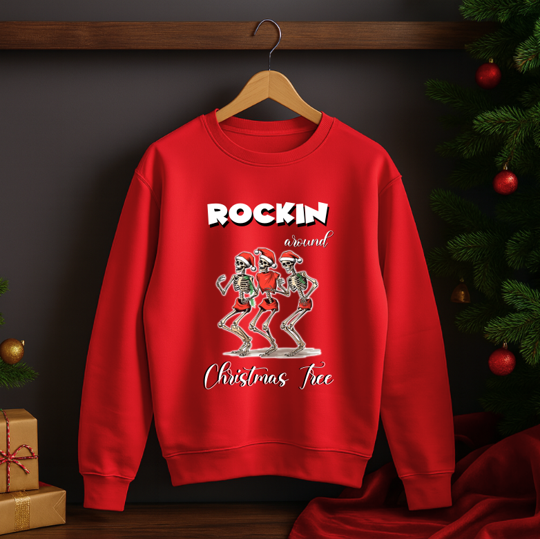 Bluza Unisex Rockin’ around the Christmas tree