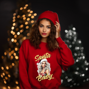 Bluza Unisex Craciun, Santa Baby