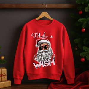 Alternative view of Bluza Unisex Craciun, Make a Wish